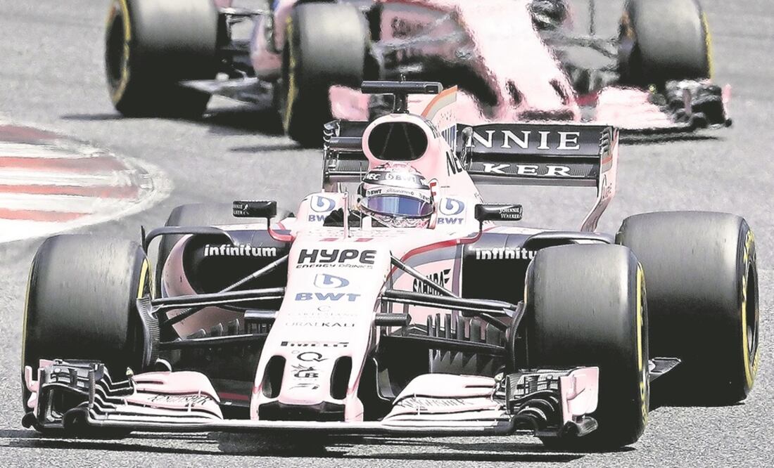 En Canadá los de Force India iniciaron su 'pique'. (ANDREU DALMAU. EFE)