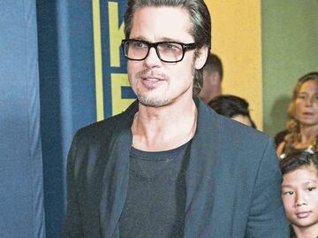 Brad Pitt se reúne con sus hijos bajo vigilancia