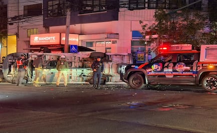 Vuelca transporte escolar en alcaldía Benito Juárez; no se reportan lesionados