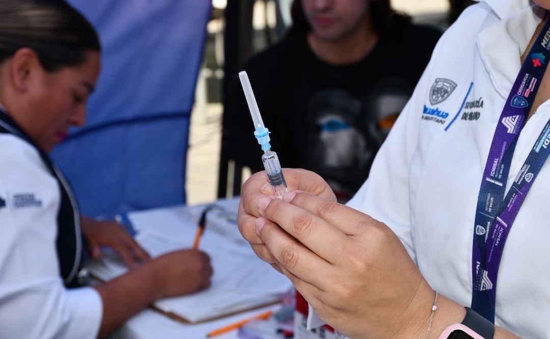 Vacuna contra el sarampión en México. Foto: Especial