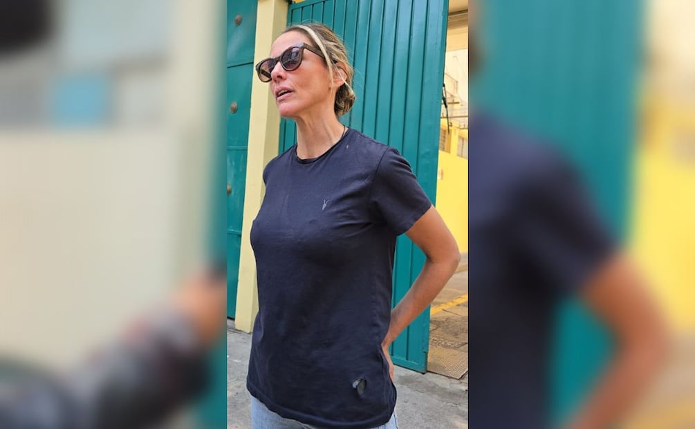 A su salida de los juzgados de la colonia Doctores, Ximena omitió decir si se presentó a los cursos. | Foto: Especial.