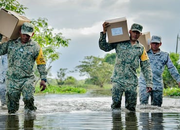 Plan DN-III-E continúa en 13 municipios de Veracruz por tormenta “Nadine”; entra en fase de recuperación