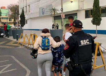 Policías de la SSC rescatan a menor extraviado en el Metro Pantitlán