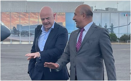 Gianni Infatino, presidente de la FIFA, ya llegó a México para la Final de la Concachampions