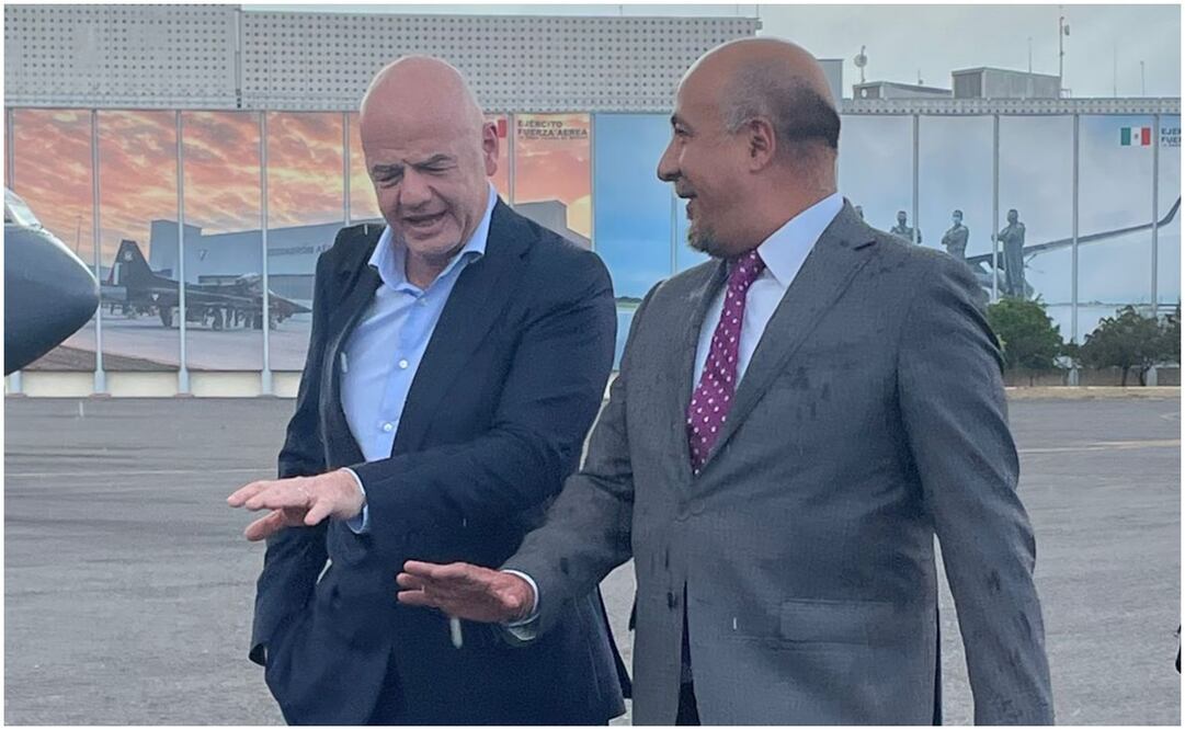 Gianni Infatino, presidente de la FIFA, ya llegó a México para la Final de la Concachampions / FOTO: Twitter