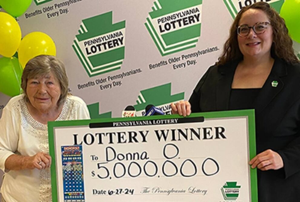 Osborne había comprado un billete de lotería de cinco dólares con el que ganó 50, así que usó ese dinero para comprar otro boleto. Foto: Pennsylvania Lottery