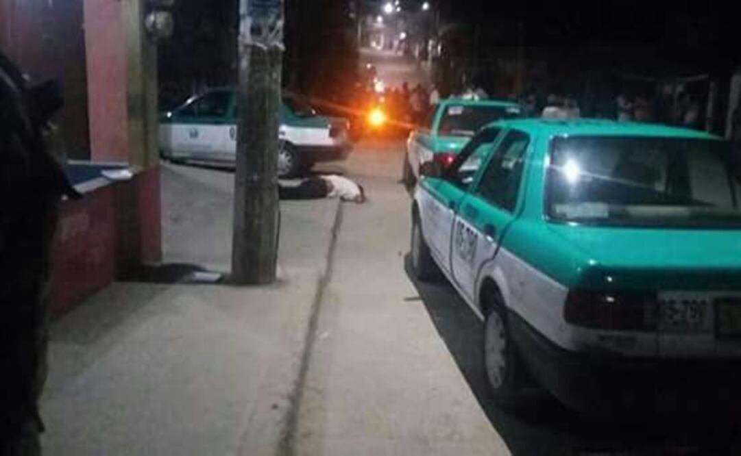 Ayer, un taxista fue ejecutado en Santiago Jamiltepec (Foto: Especial)