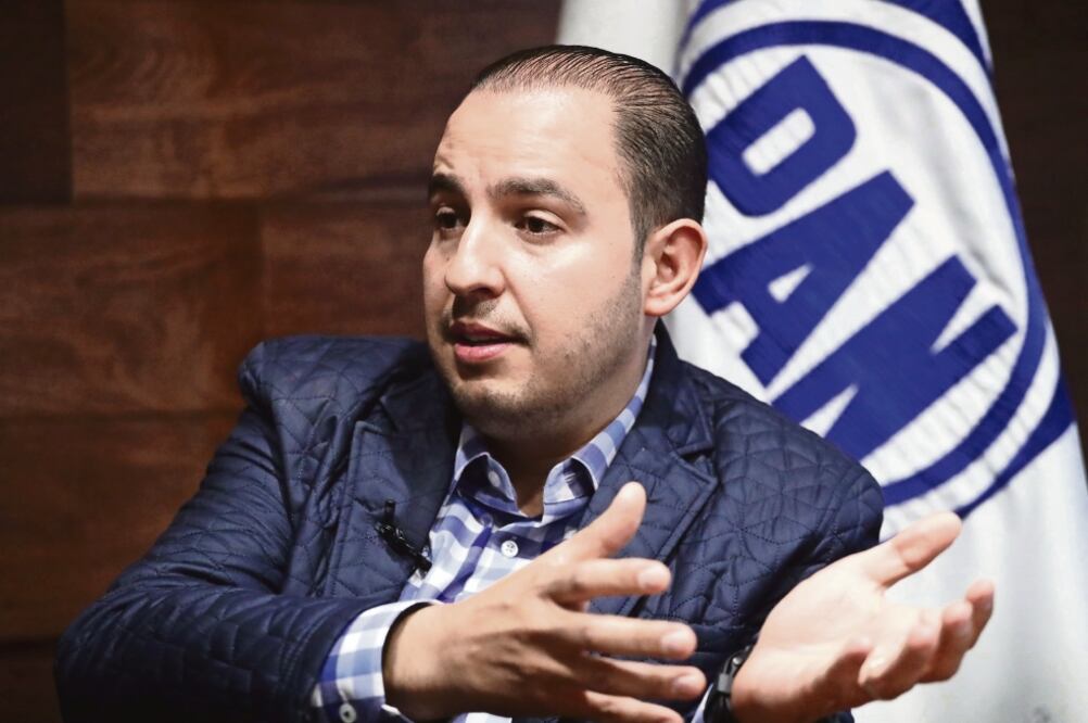 Marko Cortés Aspirante a la presidencia del PAN (ALEJANDRA LEYVA. EL UNIVERSAL)