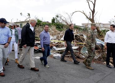 Trump: Puerto Rico no sufre "catástrofe real" como la del huracán Katrina