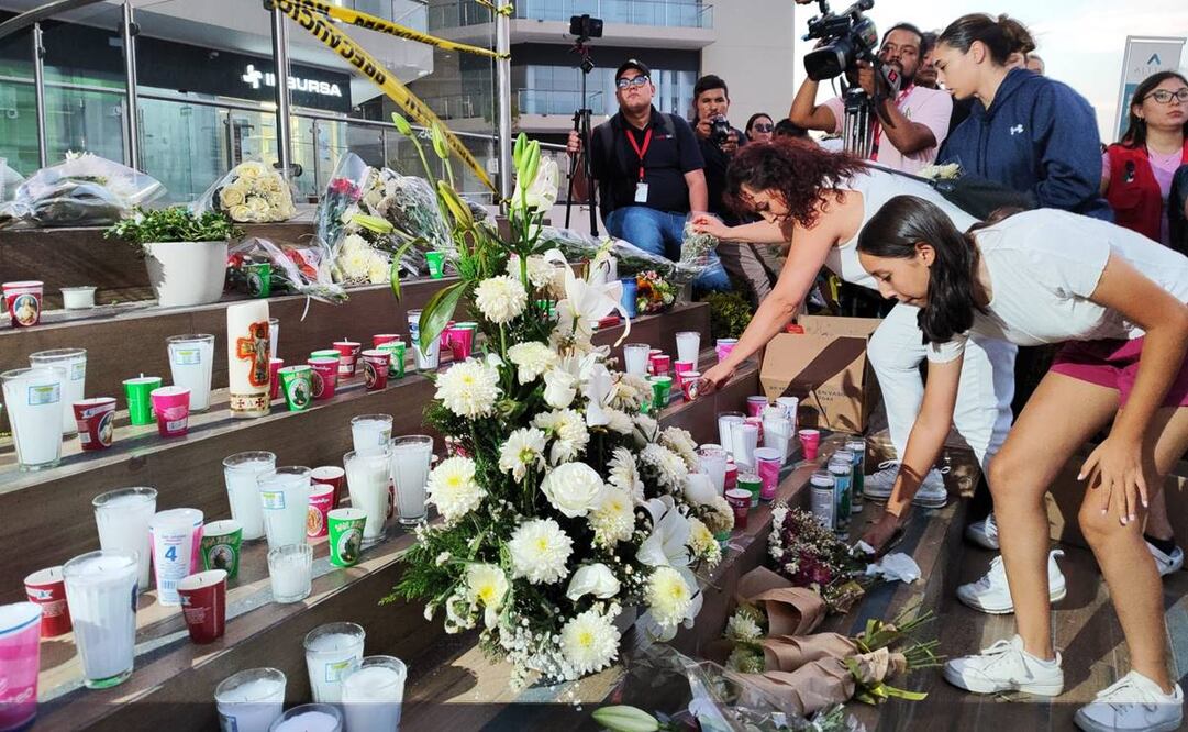 Realizan memorial a cuatro días de la tragedia del antro Rich en San Luis Potosí. Foto: Regina Arellano - EL UNIVERSAL