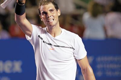 Rafa Nadal ni se despeina