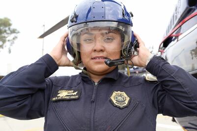  Mirada de mujer auxilia la Ciudad de México