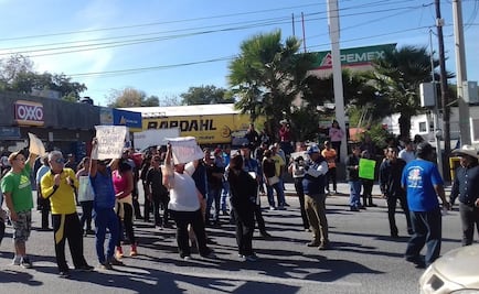 Marchan en Saltillo contra aumento en precio de gasolina