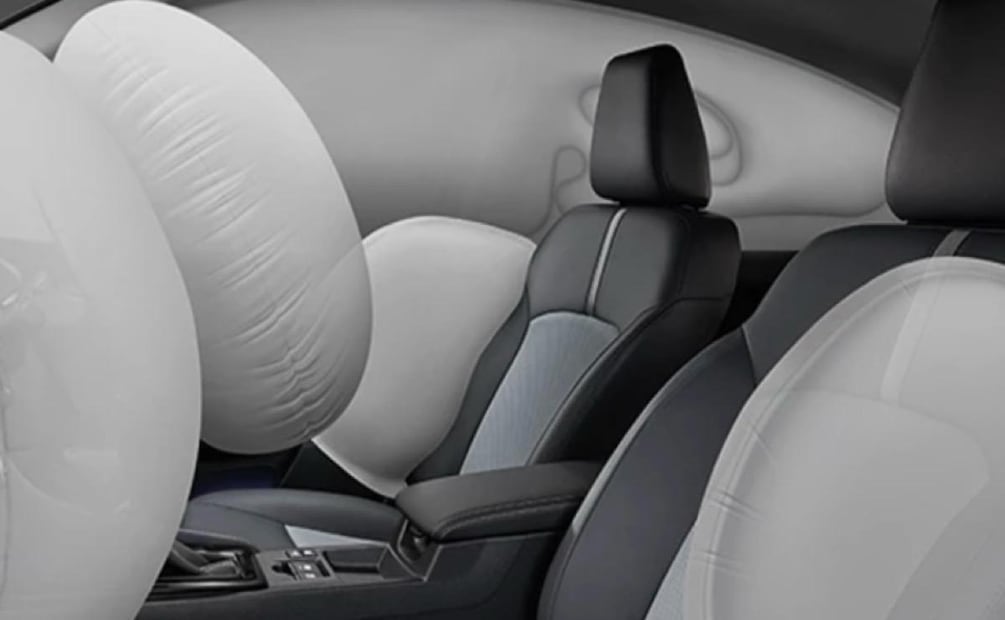 Este modelo cuenta con 6 bolsas de aires para el conductor y los pasajeros. Foto: Toyota México