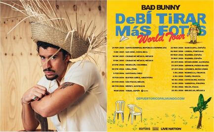Bad Bunny anuncia las fechas de su gira "Debí tirar más fotos"; ¿cuándo viene a la CDMX?