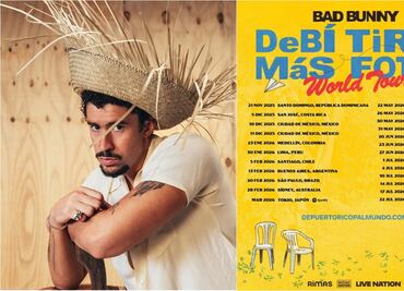 Bad Bunny anuncia las fechas de su gira "Debí tirar más fotos"; ¿cuándo viene a la CDMX?