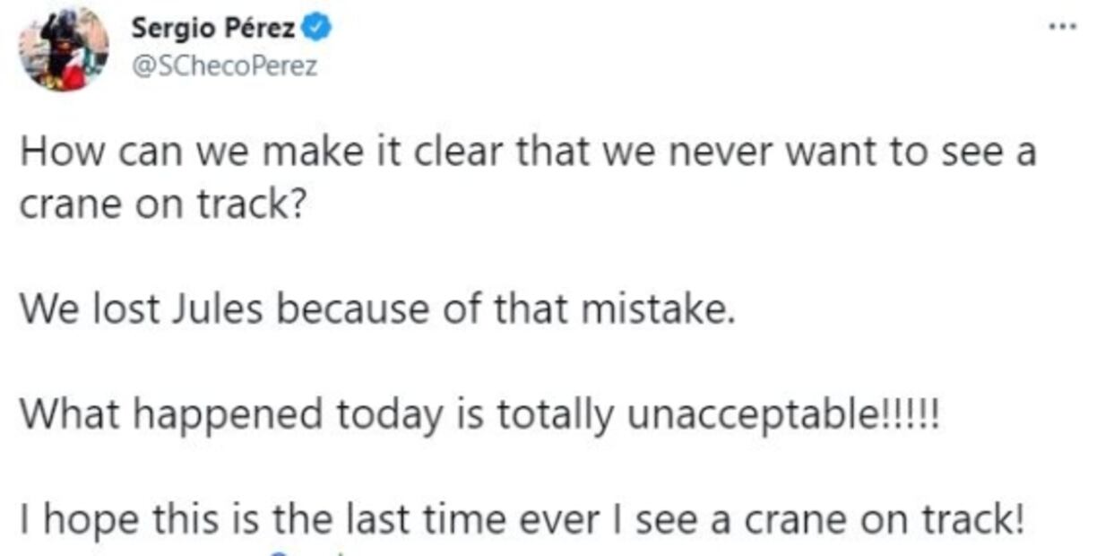 Checo Pérez explota con la Fórmula 1 durante el GP de Japón