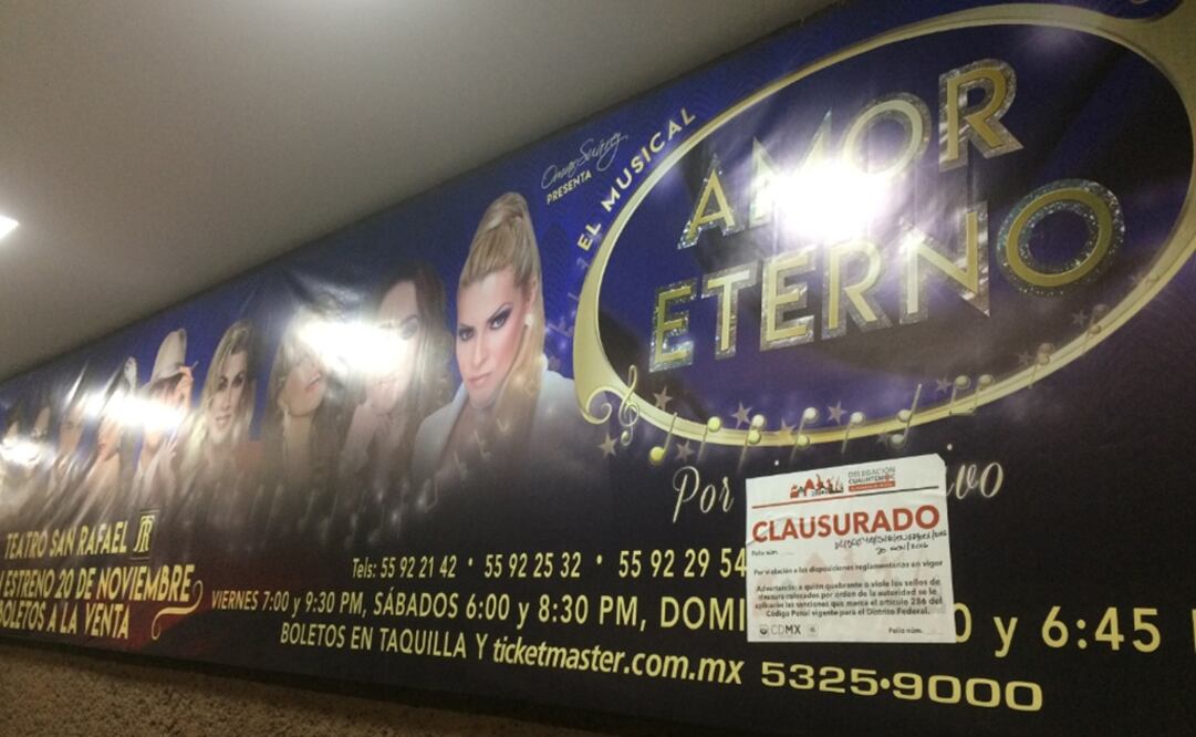 El Teatro San Rafael fue clausurado Foto: Erika Monroy