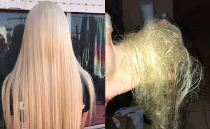 TikTok: Fue a teñirse el pelo para sus 15 años y quedó calva