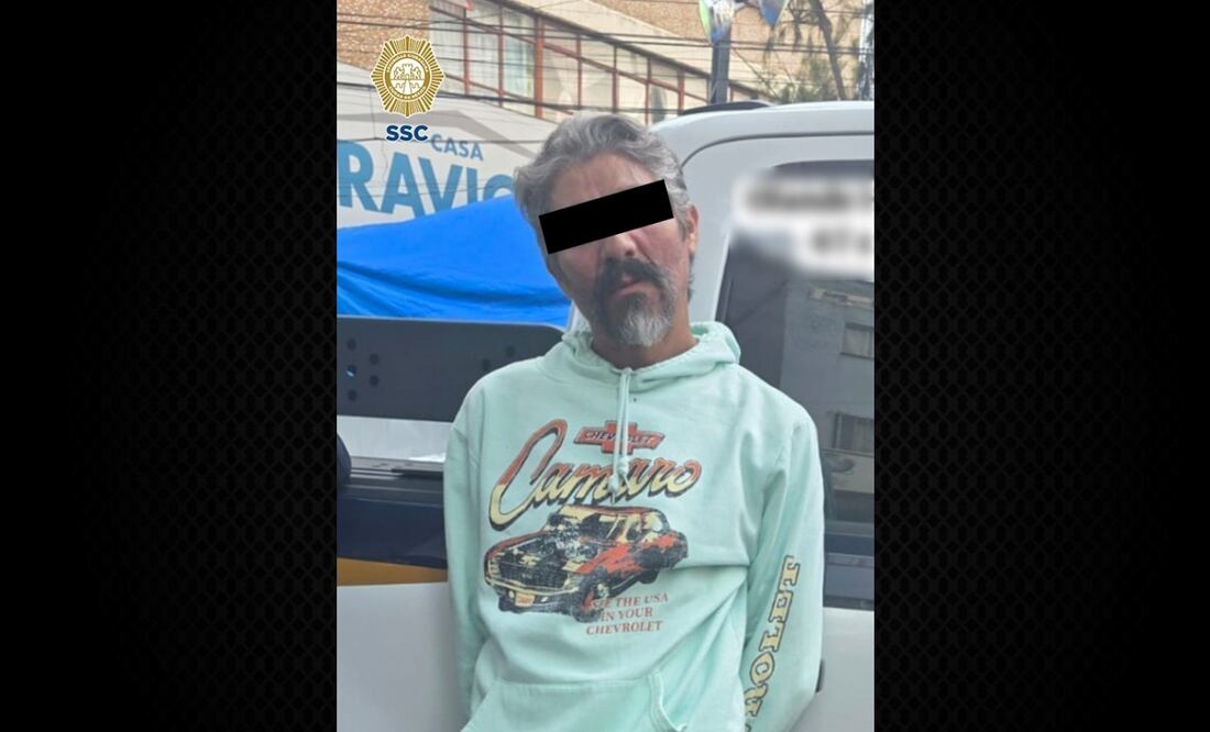 Detienen a hombre por presuntamente apuñalar a joven en la colonia Doctores. Foto: Especial