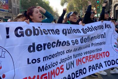 Maestros de la CDMX demandan aumento salarial