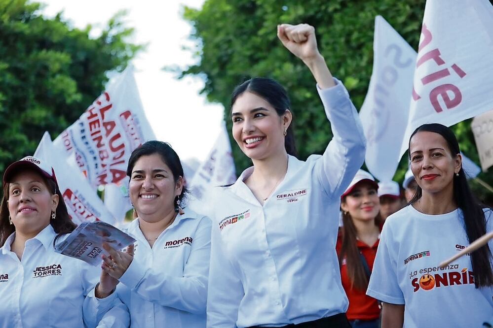 La alcaldesa de Tepic con licencia, Geraldine Ponce, afirmó que ya interpuso las denuncias correspondientes ante el Instituto Estatal Electoral de Nayarit. Foto: Especial