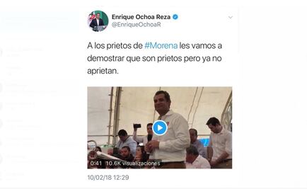 Comentario sobre los "prietos de Morena" mete en aprietos a Ochoa Reza