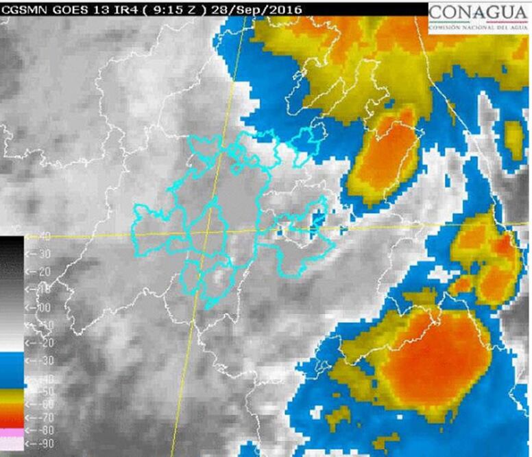 Para la Ciudad de México se espera una temperatura máxima de 20 a 22 grados Celsius y mínima de 13 a 15 grados (CONAGUA)