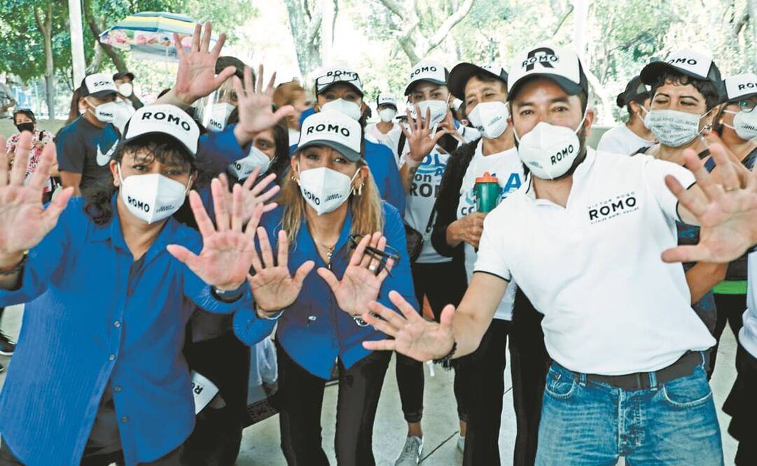 Víctor Hugo Romo aseguró que en su campaña son bienvenidas las mujeres de todos los colores. Foto: ESPECIAL