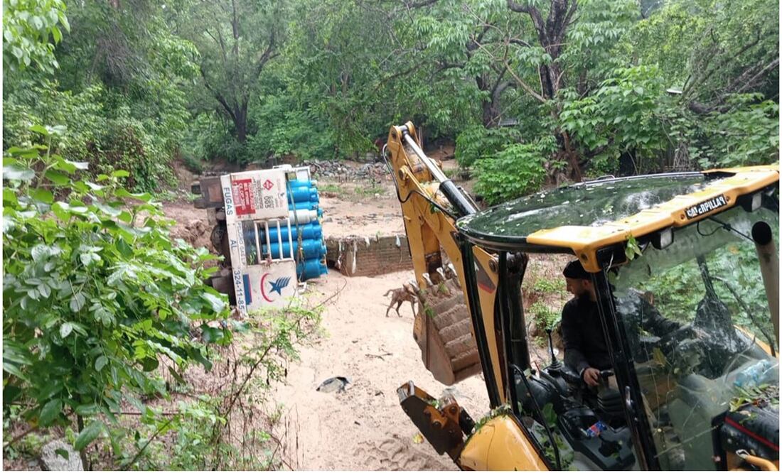 Crece zozobra por el paso de John en Michoacán este 27 de septiembre de 2024. Foto: Charbell Lucio / EL UNIVERSAL