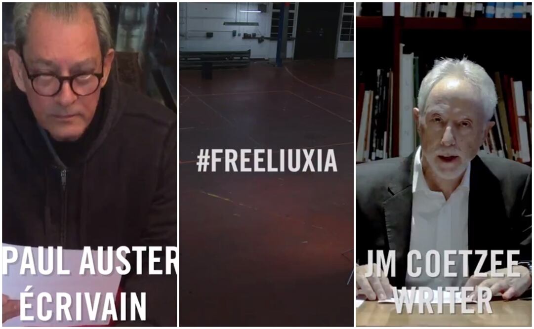 Paul Auster y J.M. Coetzee son algunos de los intelectuales y artistas que exigieron la liberación de Liu Xia. Foto: Captura video Amnistía Internacional