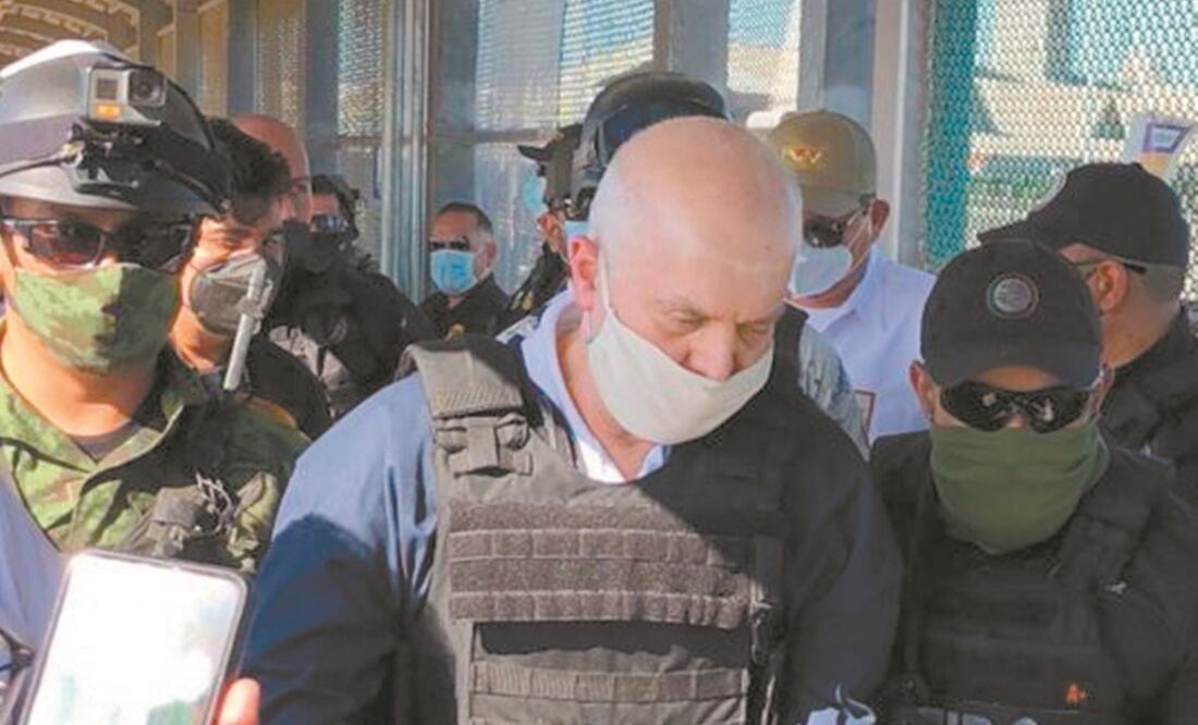 Eduardo Arellano Félix fue entregado en el puente Brownsville-Matamoros. Foto: CORTESÍA