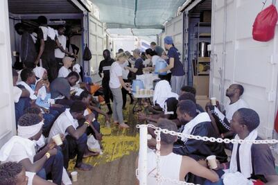 Ocean Viking, a días de no tener comida