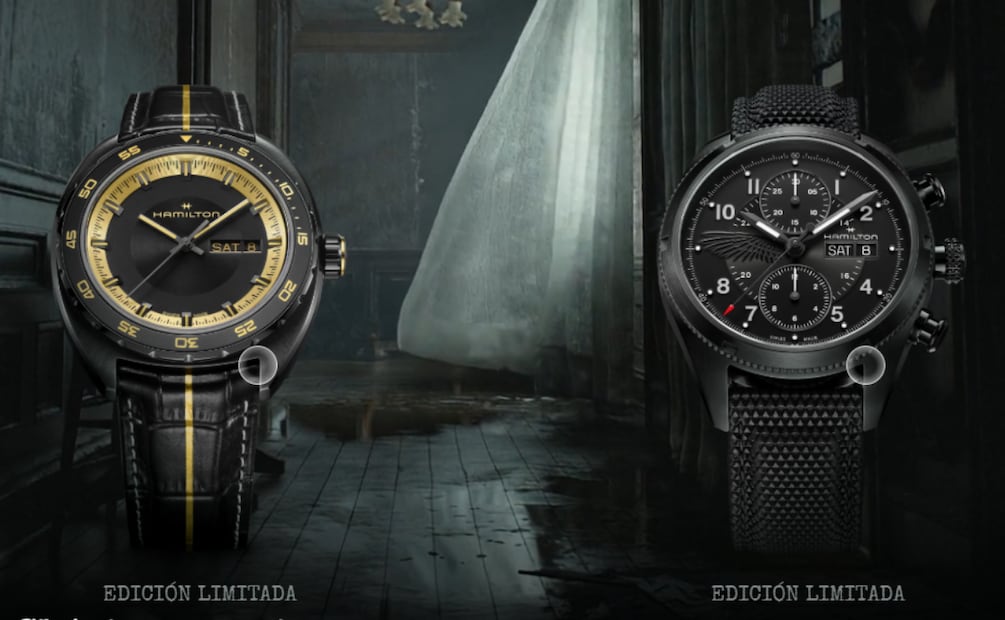 Relojes de edición limitada de Resident Evil Requiem. Foto: Capcom Resident Evil Requiem