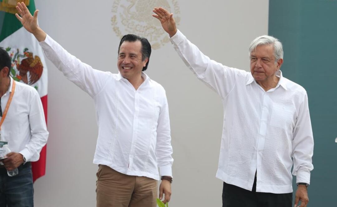El Presidente acudió a Veracruz a entregar recursos del programa Sembrando Vida. Foto: Ariel Ojeda / EL UNIVERSAL