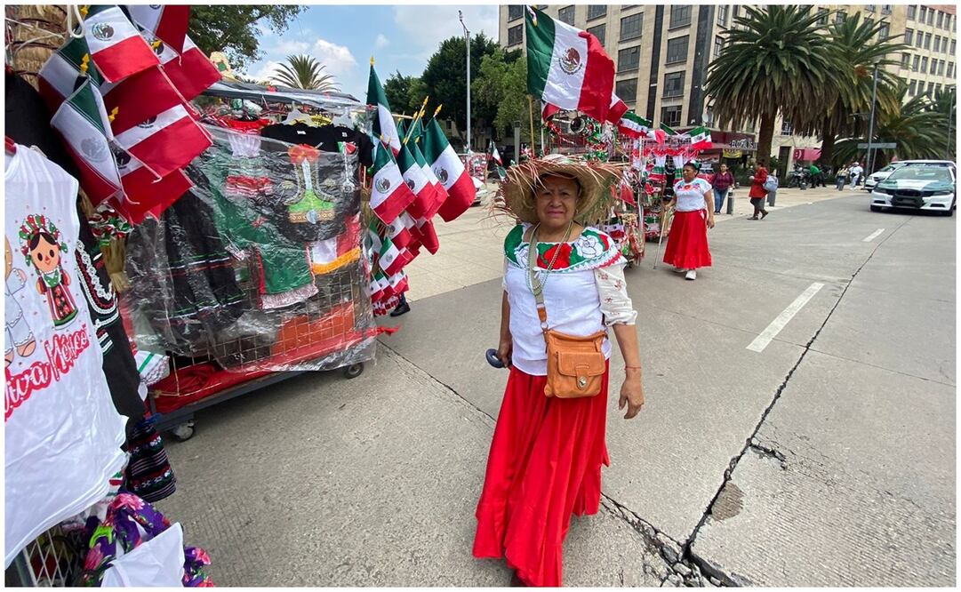 Comerciantes en el centro de la CDMX. Foto: Juan Carlos Williams