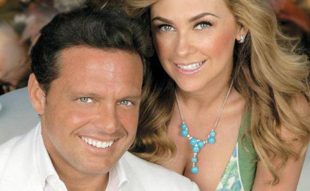 Luis Miguel y Aracely Arámbula. Foto: Twitter @ShowmundialShow