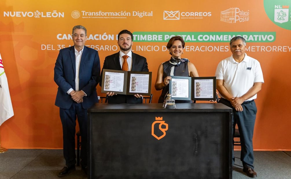 La Directora General del Servicio Postal Mexicano, Violeta Abreu González, destacó el valor histórico y social de la emisión de la estampilla.
Foto: Especial.
