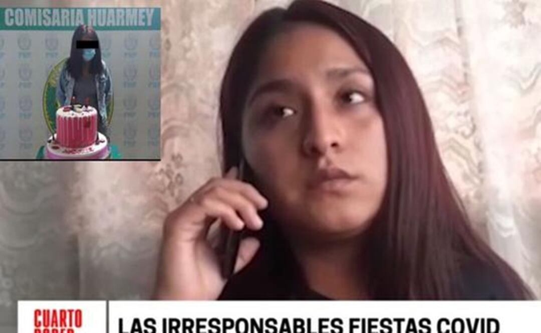 Nicole Medina Sánchez también denunció que en el interior de la comisaría sufrió el acoso de los agentes / Foto: Cuarto Poder