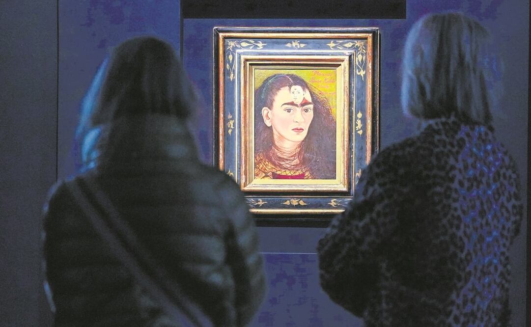  Diego y yo, de Frida Kahlo, rompió récord al ser adquirida por 34.8 millones de dólares por parte de Eduardo Constantini. Foto: Archivo/ EL UNIVERSAL 