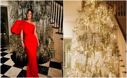 ¿Qué es un “Tinsel Tree”?; el árbol de Navidad de Martha Debayle que desató polémica en redes