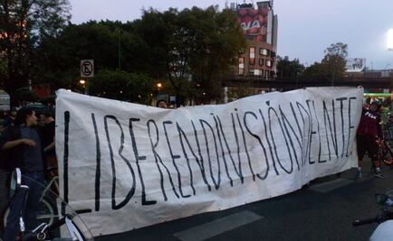 Ciclistas protestan en División del Norte; exigen ciclovía señalizada 