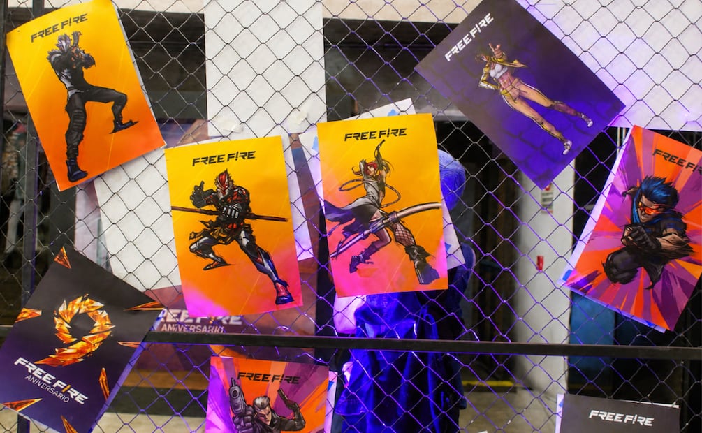 Durante el festejo por su noveno aniversario, Free Fire lanzó dinámicas exclusivas en el videojuego. Foto: Francisco Osorio / EL UNIVERSAL