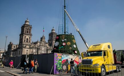 Decorarán Zócalo con farol navideño de 14 metros