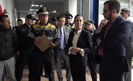 Supervisa Sheinbaum sectores policíacos de la CDMX
