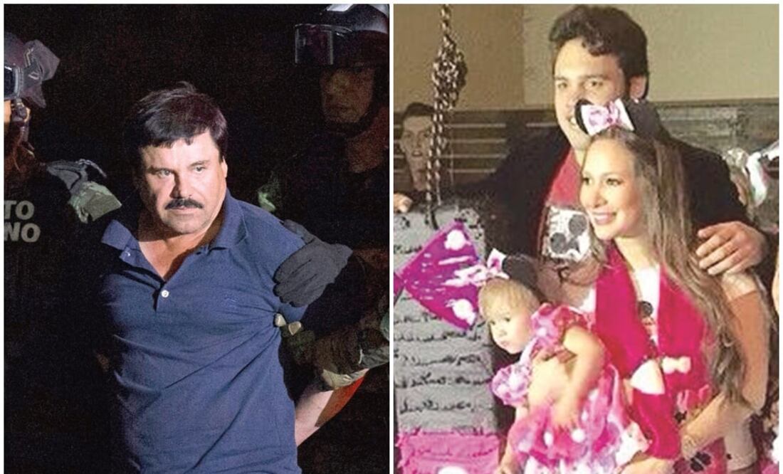 Tras su fuga en 2015, Hacienda ordenó asegurar las cuentas bancarias de la ex nuera del cap o, quien luego del deceso del hijo del criminal, se casó con el boxeador Julio César Chávez Jr. y tuvo otra hija. Foto: ARCHIVO EL UNIVERSAL Y TOMADA DE FACEBOOK