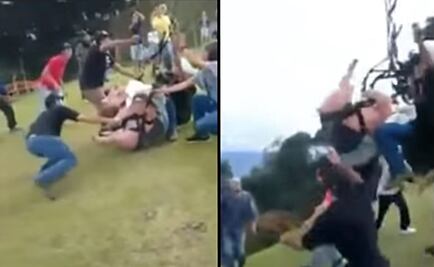 Lanzan a cerdo en parapente; ambientalistas acusan maltrato