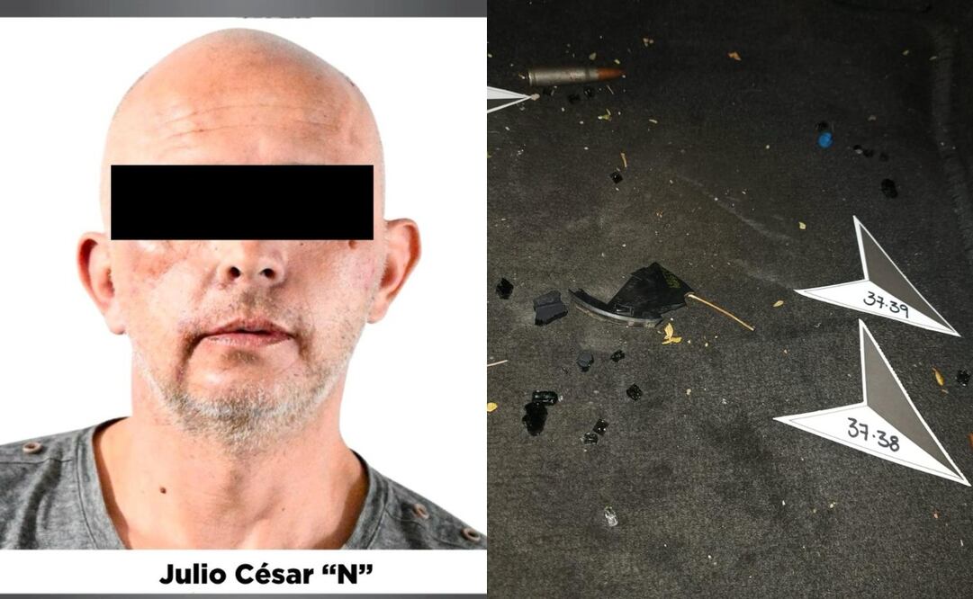 Julio César "N" fue vinculado a proceso por su probable responsabilidad en el ataque contra el fiscal José Luis Cervantes Martínez. Foto: FGJ