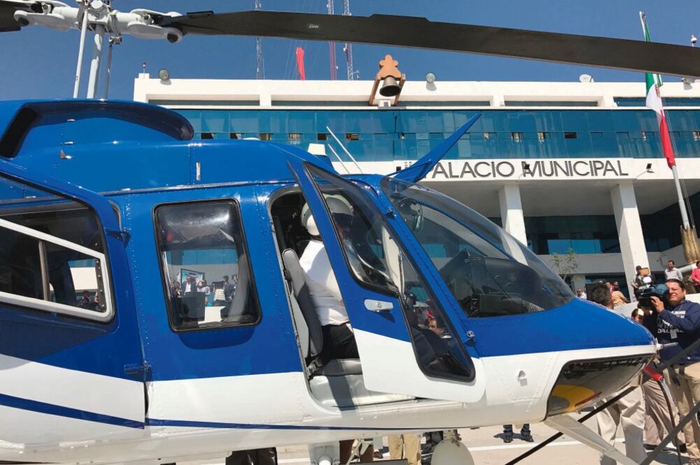 De acuerdo con Comunicación Social del municipio de Naucalpan, la aeronave no ha volado desde el 1 de julio pasado (ARCHIVO EL UNIVERSAL)