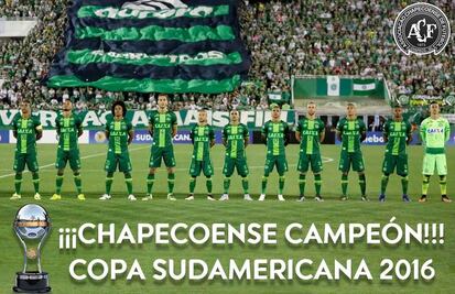 Conmebol otorga el título de Campeón de la Sudamericana 2016 a Chapecoense